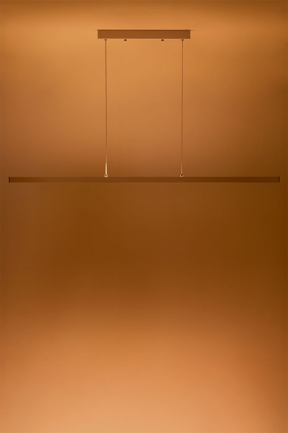 Lampe suspendue linéaire LED 120 cm avec lumière indirecte en aluminium Danile - 2