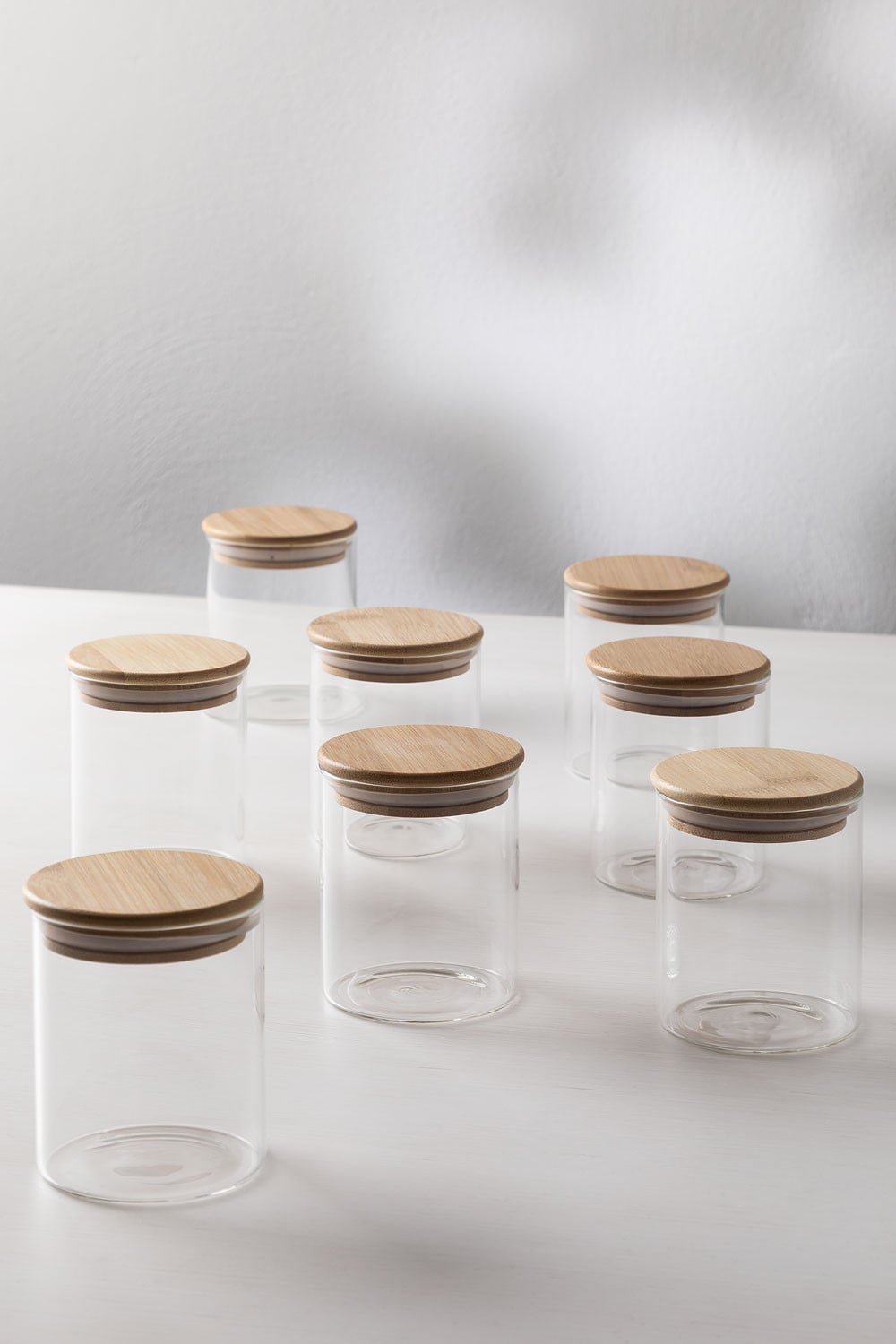 Pack de 8 bocaux en verre Ø8 cm Seyne - 2