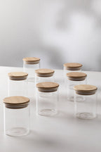 Pack de 8 bocaux en verre Ø8 cm Seyne - 2