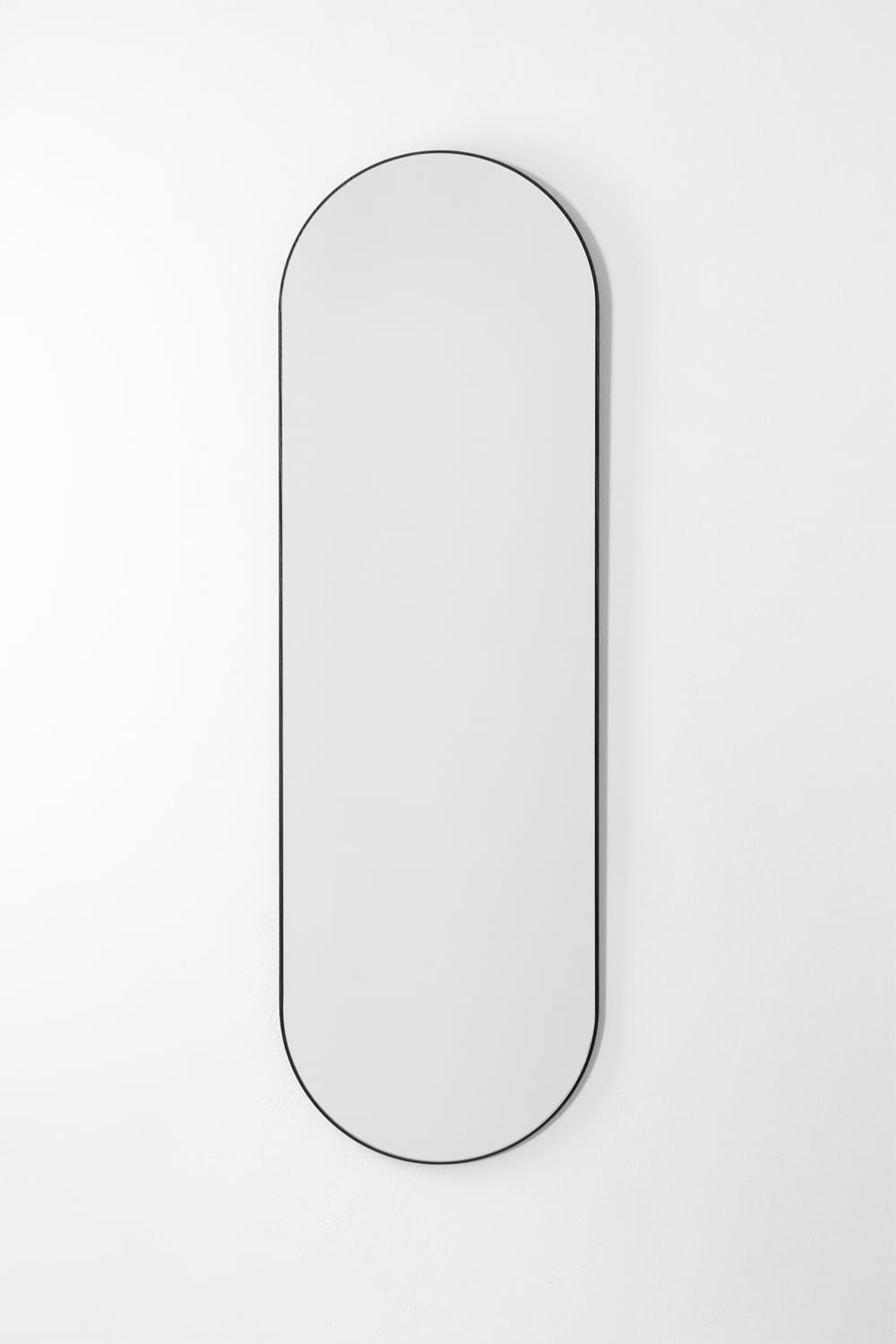 Miroir mural ovale 50x160 cm en MDF Nuseiva - 2