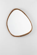 Miroir mural irrégulier 85x70 cm en bois de manguier Dilian - 2