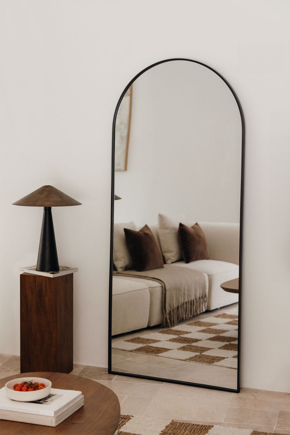Miroir mural en fer Belm - 1