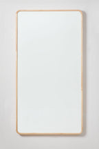Miroir mural rectangulaire 90x170 cm en bois de chêne Ornella - 2