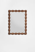 Miroir mural rectangulaire en bois de manguier Tessaia - 2