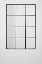 Miroir mural rectangulaire 80x120 cm en métal Niember - 2