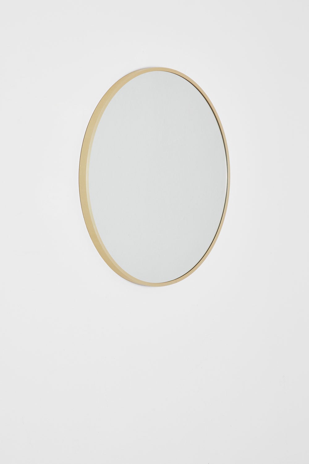 Miroir mural rond Ø60 cm en aluminium Oreste - 2