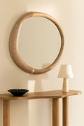 Miroir mural rond Ø100 cm en MDF Zunire - 1