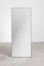 Miroir sur pied rectangulaire 80x200 cm en aluminium Zastron - 2