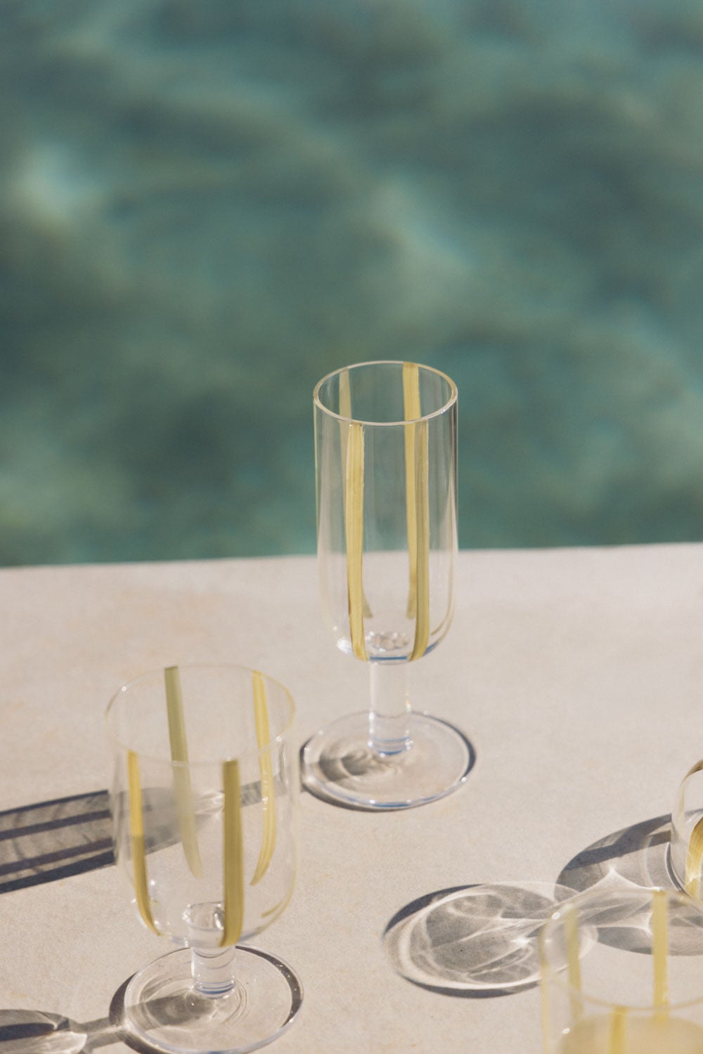 Pack de 4 coupes à champagne 26 cl en verre Jalviana - 3