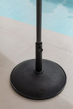Pied de parasol rond Ø50 cm en béton et acier Zante - 1