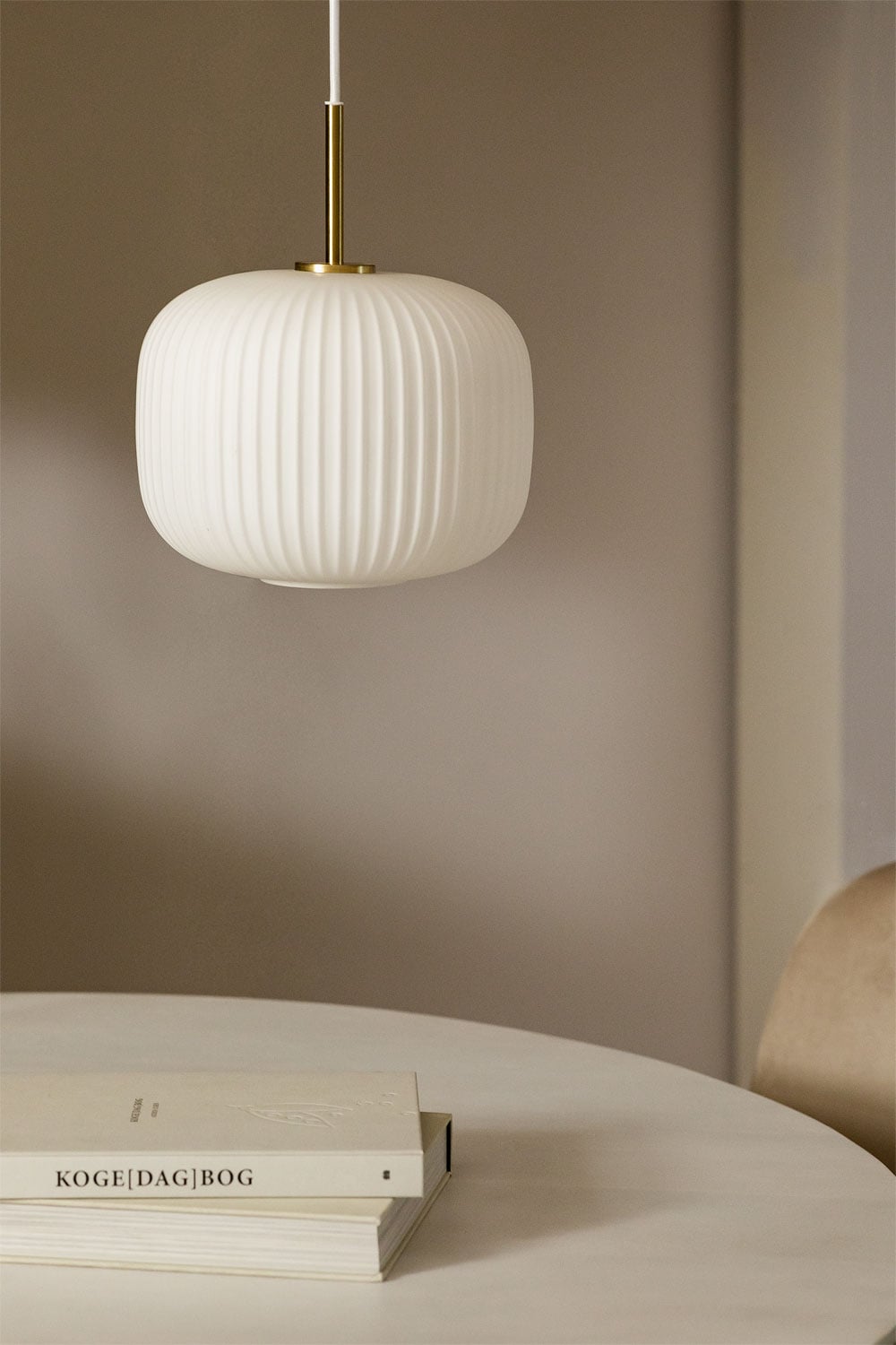 Suspension en métal et verre Bruner - 1