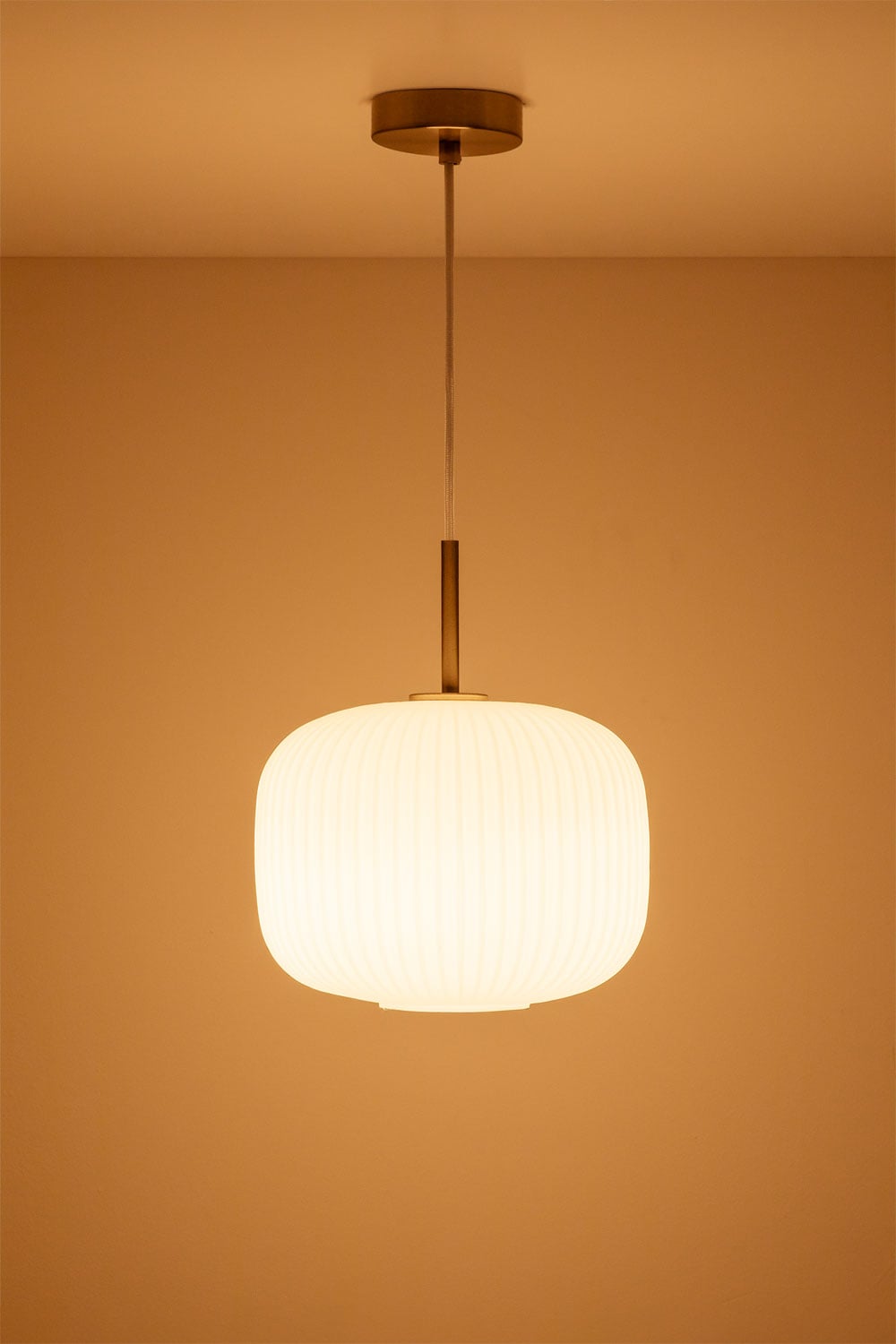 Suspension en métal et verre Bruner - 2