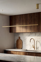 Lampe suspendue linéaire LED 120 cm en métal Bergene - 4