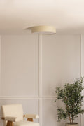 Plafonnier de plafond rond Ø50 cm en tissu Godric - 1
