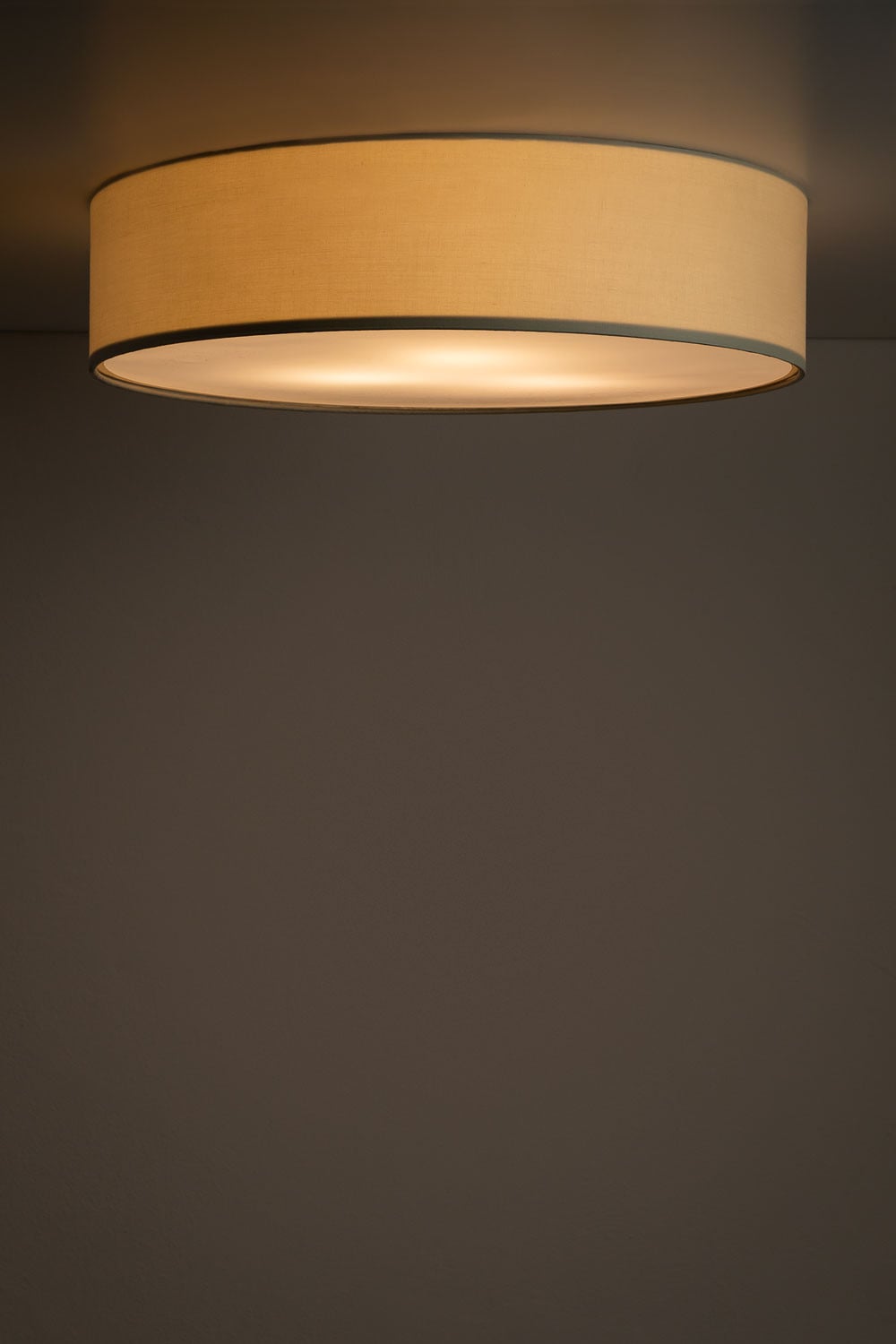 Plafonnier de plafond rond Ø50 cm en tissu Godric - 2