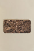 Table rectangulaire de service 40x20 cm en marbre Zairex - 2