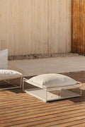 Pouf de jardin convertible en table d'appoint Amaro - 1