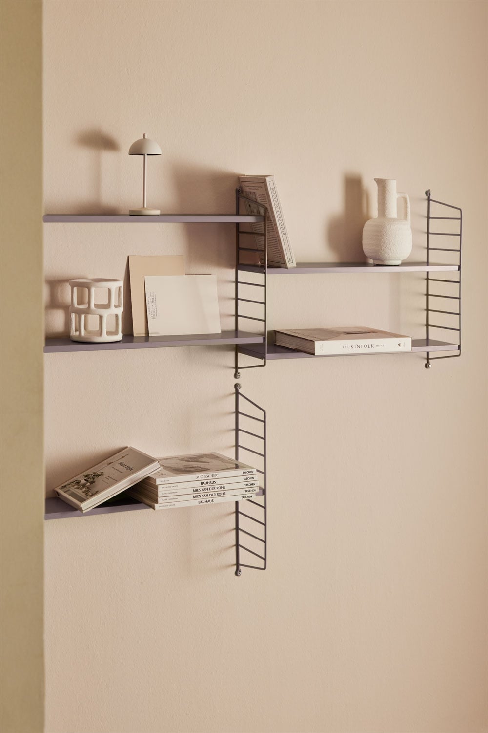 Étagère murale modulaire ↔︎60 cm en acier Emine - 3