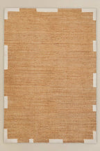 Tapis rectangulaire en jute et coton Febe - 3
