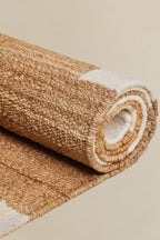 Tapis rectangulaire en jute et coton Febe - 2