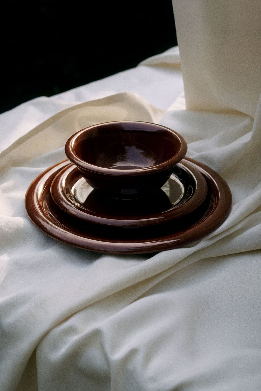 Service de table 12 pièces en new bone china Rylvane - 4
