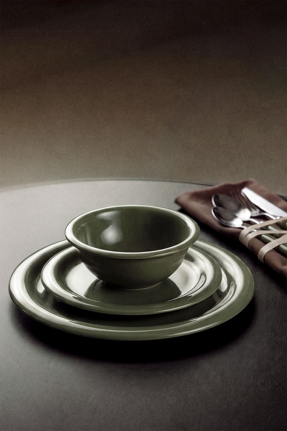 Service de table 12 pièces en new bone china Rylvane - 3