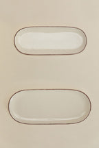 Set de 2 plateaux en grès Ronilena - 2