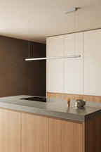 Suspension linéaire LED 120 cm avec lumière indirecte en aluminium Lirela - 3