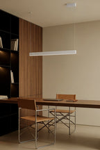 Lampe suspendue linéaire LED 120 cm avec lumière indirecte en aluminium Airali - 5