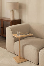 Table d'appoint rectangulaire 40x25 cm en bois Tinsley - 1