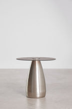 Table d'appoint ronde Ø50 cm en verre trempé Mariana - 2