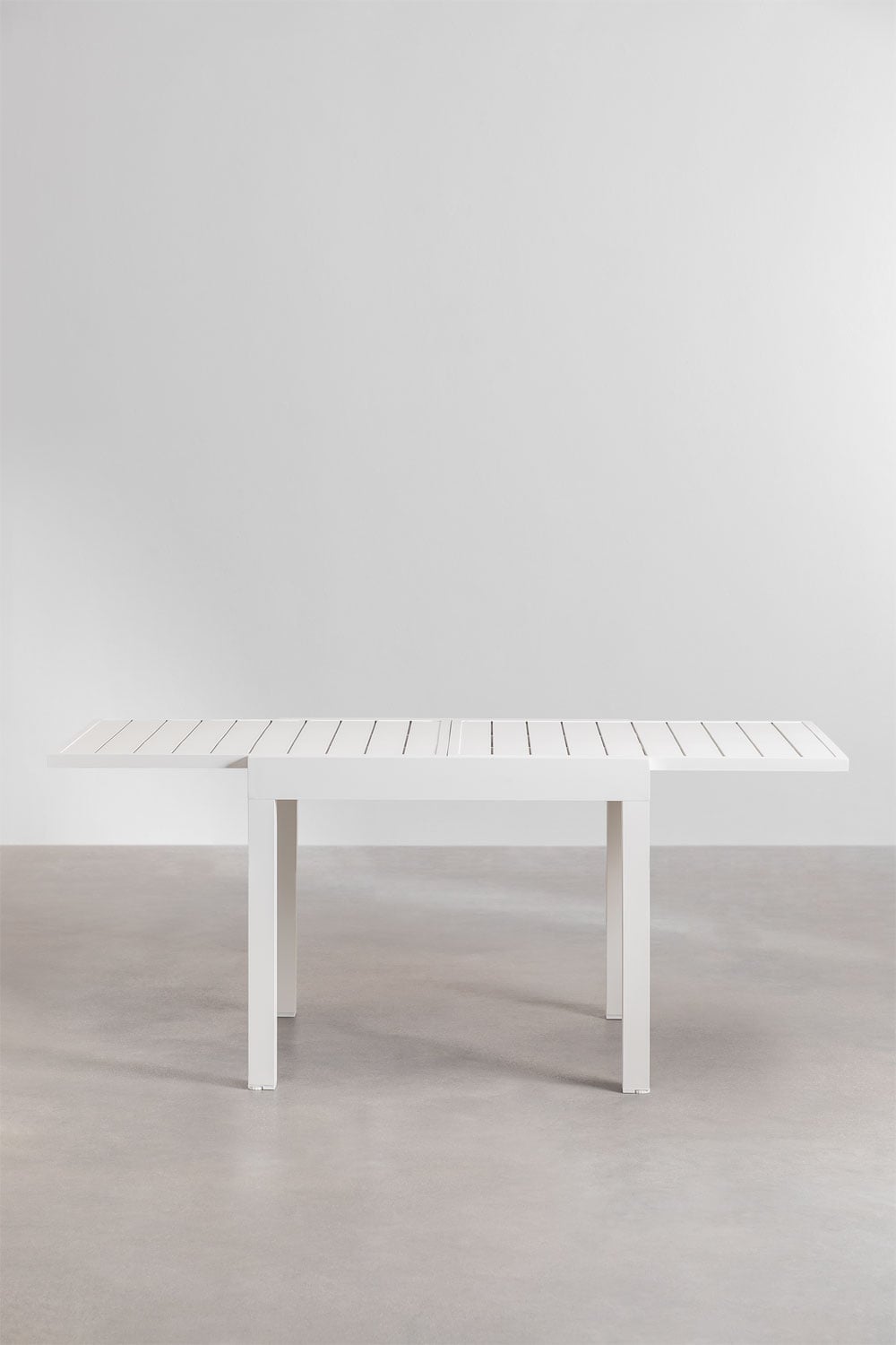 Table de jardin extensible 90-180x90 cm en aluminium Starmi - 2