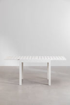 Table de jardin extensible 90-180x90 cm en aluminium Starmi - 2