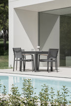 Table de jardin extensible 90-180x90 cm en aluminium Starmi - 3