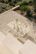 Table de jardin rectangulaire 160x90 cm en acier Florida - 1