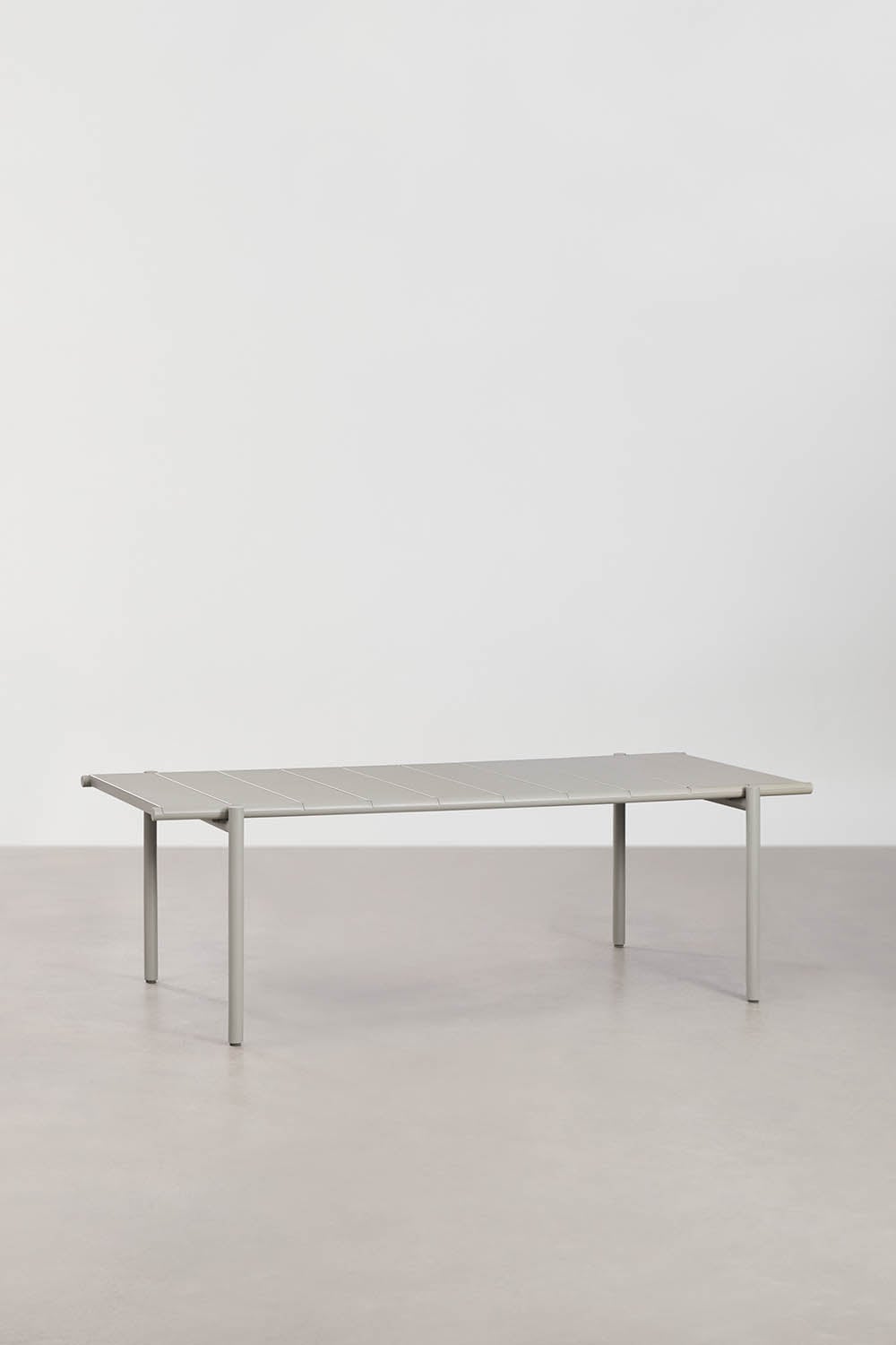 Table de jardin rectangulaire 235x105 cm en acier Tossa - 2