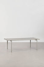 Table de jardin rectangulaire 235x105 cm en acier Tossa - 2