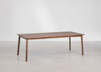 Table de jardin rectangulaire en bois d'acacia Kaela - 2
