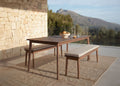 Table de jardin rectangulaire en bois d'acacia Kaela - 1