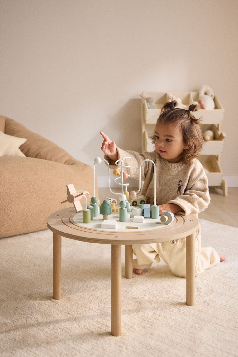 Table multi-activités en bois Columba Kids - 1