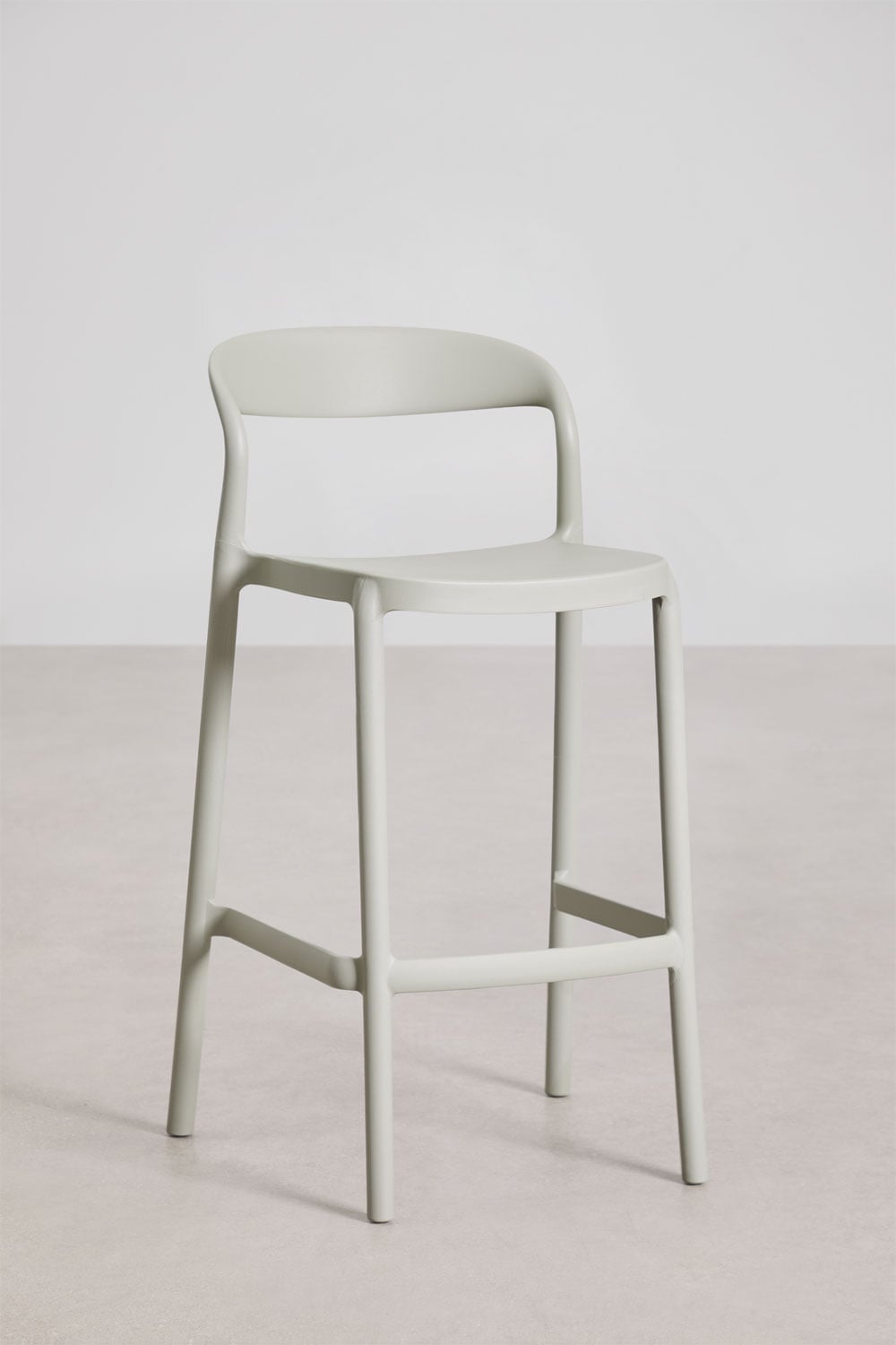 Tabouret de jardin haut empilable en polypropylène Brenza - 4