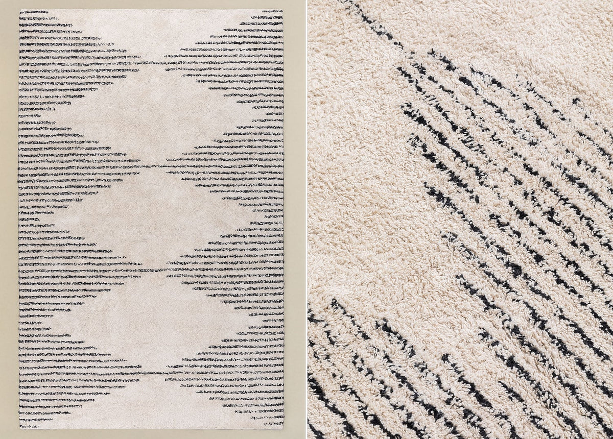 Tapis rectangulaire en coton Parak - 2