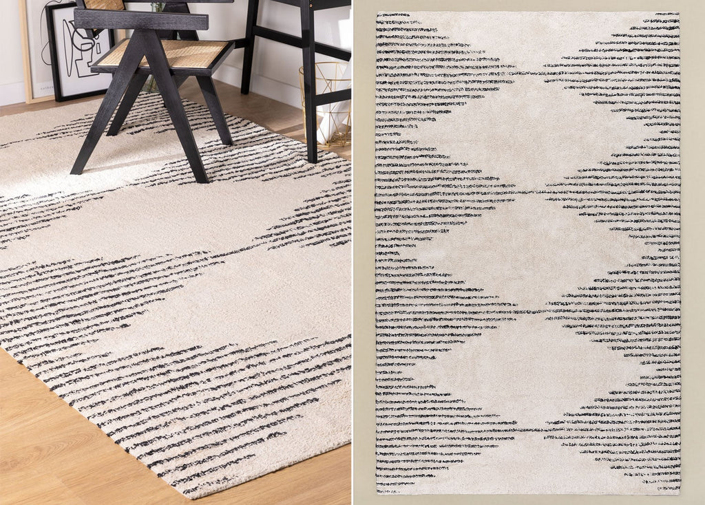 Tapis rectangulaire en coton Parak - 1