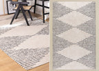 Tapis rectangulaire en coton Parak - 1