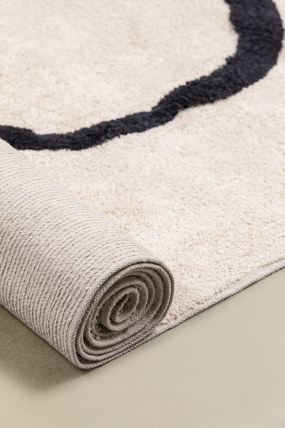 Tapis rectangulaire 205x310 cm en coton Kloud - 2