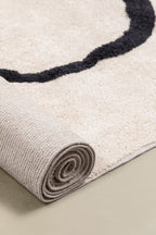 Tapis rectangulaire 205x310 cm en coton Kloud - 2
