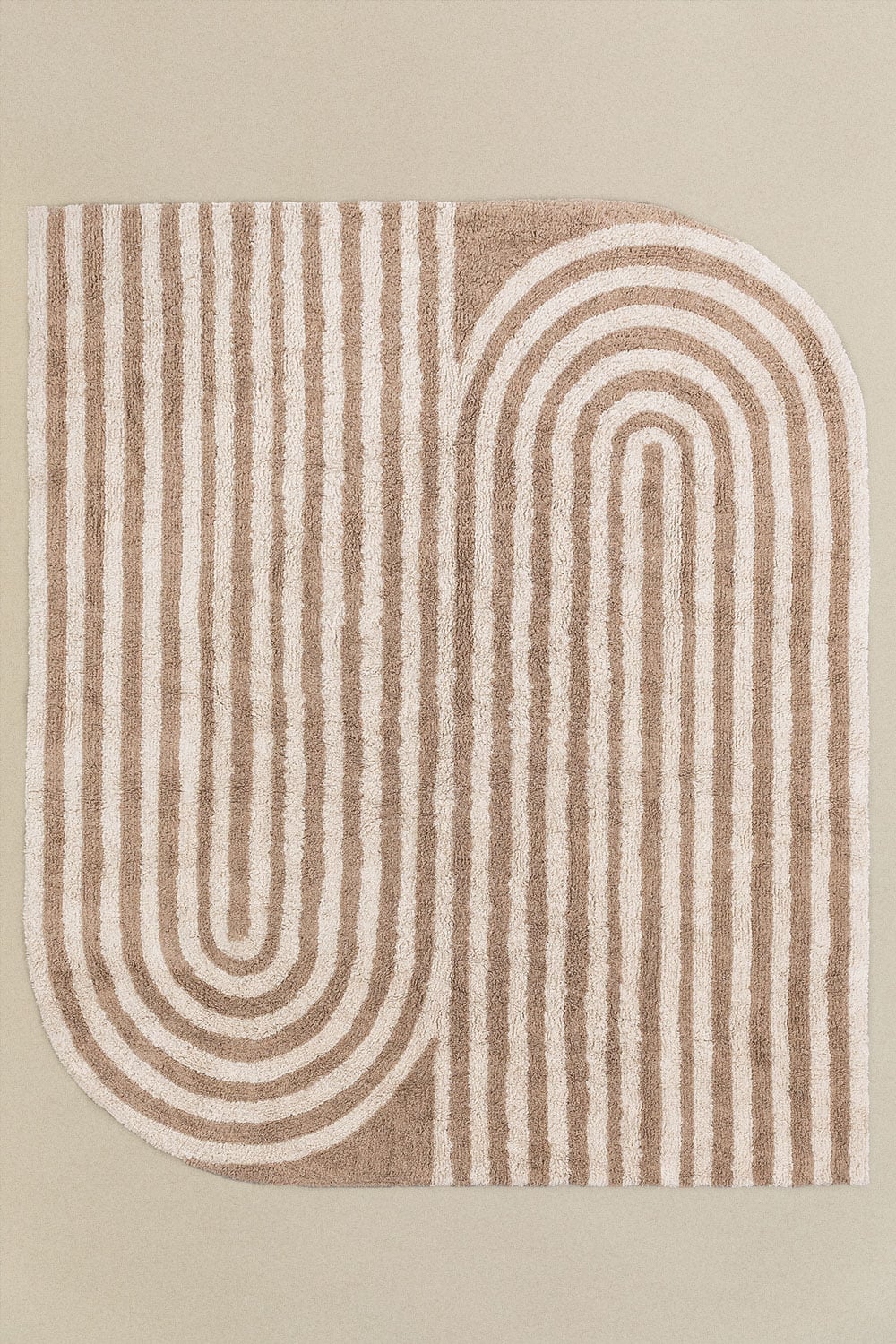 Tapis irrégulier 160x245 cm en coton Yasmiin - 1