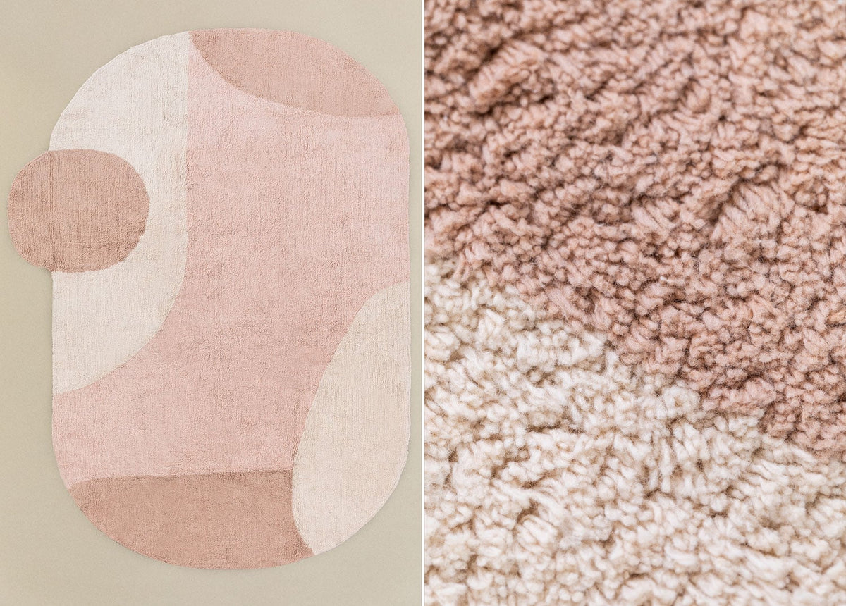 Tapis irrégulier 155x250 cm en coton Vega - 1