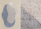 Tapis irrégulier 180x275 cm en coton Idalis - 1