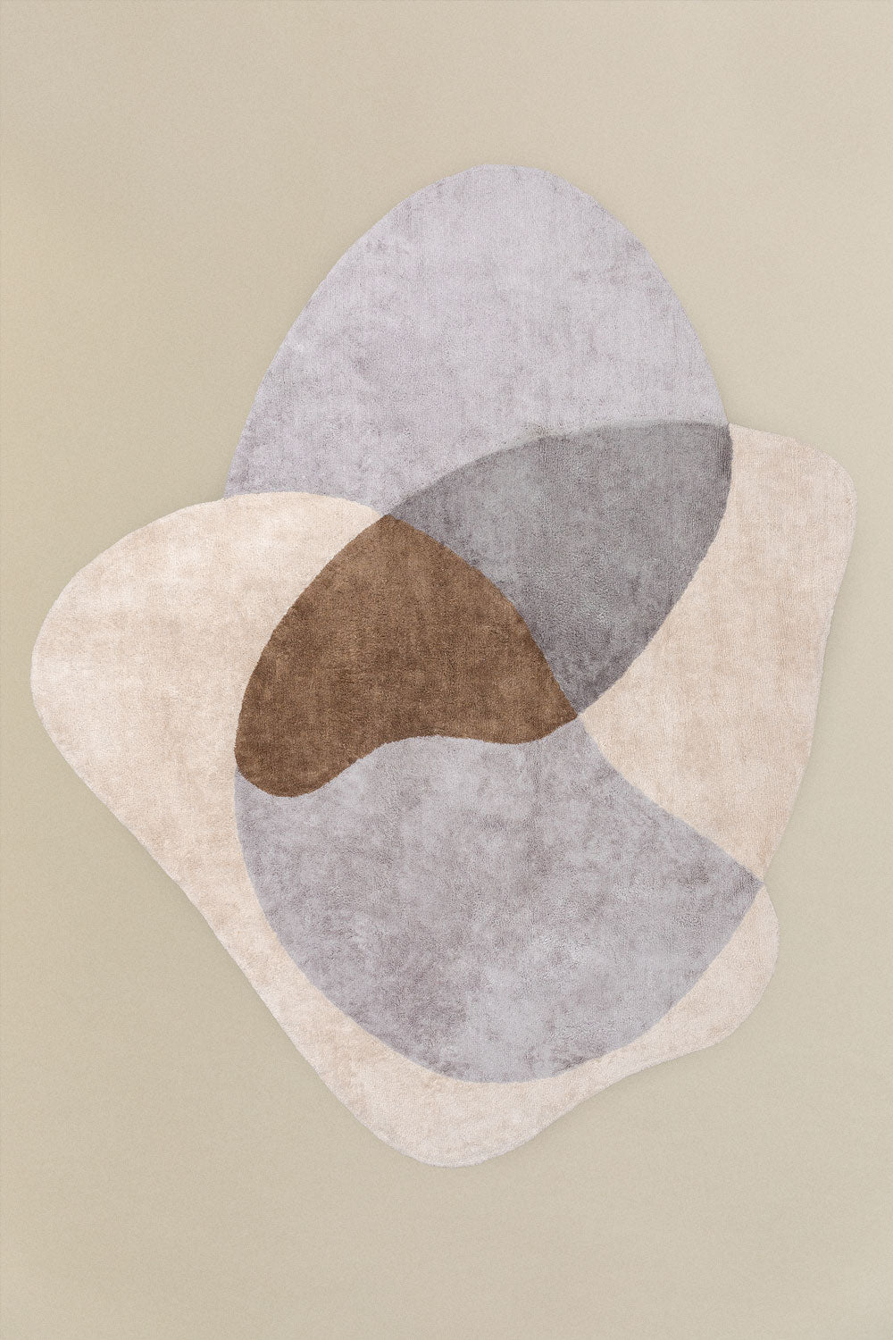 Tapis irrégulier 255x300 cm en coton Istred - 1